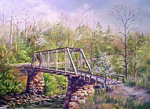 One Lane Bridge by Donna Peters, artist